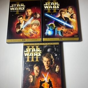 Star Wars Trilogy DVD Episode 1, 2 and 3